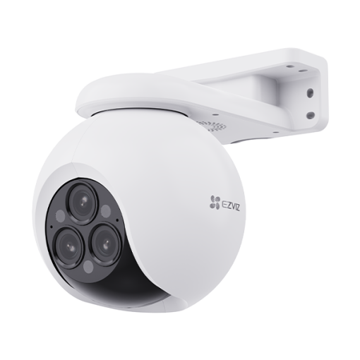 Ezviz CS-H80F Cámara | Wi-Fi PTZ | para Hogar Inteligente con | Triple Lente