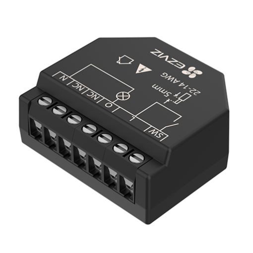 Ezviz CS-T35-R100-WM Relé WiFi Inteligente Negro Control iluminación