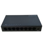 DrNET CSGE08 - Switch Gigabit Ethernet no gestionado de 8 puertos para escritorio o pared