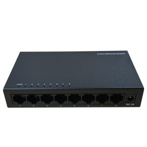 DrNET CSGE08 - Switch Gigabit Ethernet no gestionado de 8 puertos para escritorio o pared