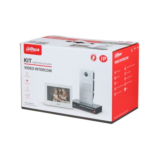 Dahua DHI-KTP05(S)/DHI-VTO3222E-P/DHI-VTH2621GW-WP Kit de videoportero IP Dahua para villa