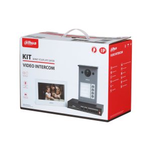 Dahua DHI-KTP10/DHI-VTO3311Q-WP/DHI-VTH2621GW-WP Kit de videoportero IP Dahua para villa