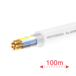 Hikvision DS-1AC2B6APL1 White 100m 6 conductores de señal + 2 de alimentación - Conductor Cobre desnudo (99,95%) - Pantalla