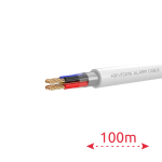 Hikvision DS-1AC4APL1 White 100m 4 conductores de señal para sistemas complejos - Conductor Cobre desnudo (99,95%) - Pantalla
