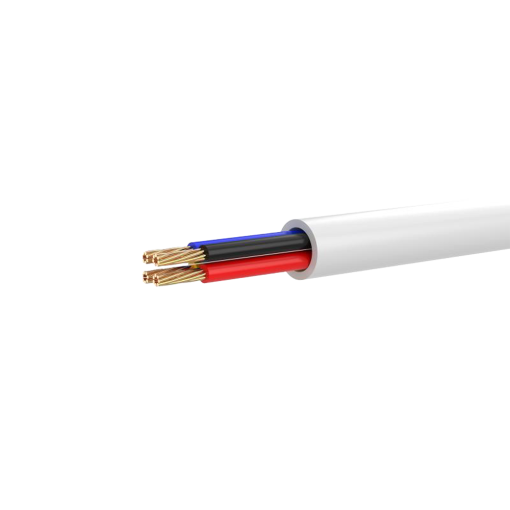 Hikvision DS-1AC4AUC1 White 100m 4 conductores de señal - Conductor Cobre desnudo (99,95%) - Cubierta PVC de gran flexibilidad