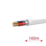 Hikvision DS-1AC6APL1 White 100m 6 conductores de señal para sistemas complejos - Conductor Cobre desnudo (99,95%) - Pantalla