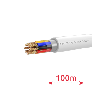 Hikvision DS-1AC8APL1 White 100m 8 conductores de señal para sistemas complejos - Conductor Cobre desnudo (99,95%) - Pantalla