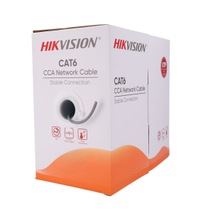 Hikvision DS-1LN6UU/CCA Hikvision cable UTP categoría 6 - Conductor CCA - Diámetro 23 AWG-0,56mm - Certificado Eca/UL