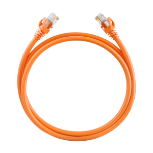 Hikvision DS-1NP6UEC0 (10m) Cable UTP - Ethernet - Conectores RJ45 - Categoría 6 - 10 m - Color naranja