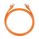 Hikvision DS-1NP6UEC0 (1m) Cable UTP - Ethernet - Conectores RJ45 - Categoría 6 - 1 m - Color naranja