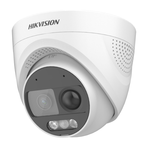 Hikvision DS-2CE72DF3T-PIRXOS(2.8mm) Cámara Turret TVI Resolución 2 MP (1920×1080) Lente