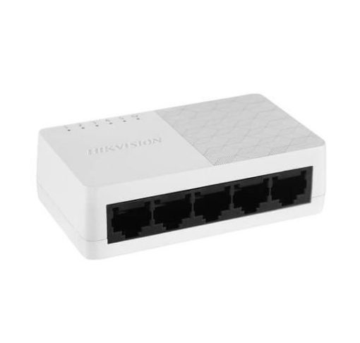 Hikvision DS-3E0105D-O Switch 5 puertos RJ45 Fast Ethernet 10/100 Mbps no administrado