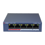 Hikvision DS-3E0105P-E/M(B) Switch de sobremesa Hikvision 4 puertos PoE + 1 puerto Uplink