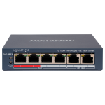 Hikvision DS-3E0106P-E/M(B) Switch de sobremesa Hikvision 4 puertos PoE + 2 puerto Uplink