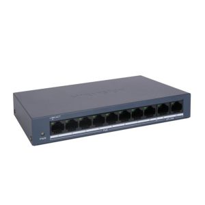 Hikvision DS-3E0110MP-E/M Switch POE no administrado Fast Ethernet 8 puertos 100Mbps