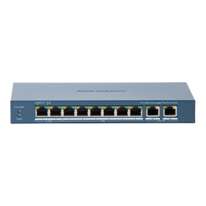 Hikvision DS-3E0310HP-E(C) Switch PoE Hikvision 8 puertos 10/100 Mbps PoE + 2 Gigabit