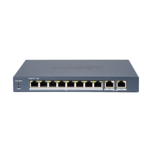 Hikvision DS-3E0310P-E/M(B) Switch PoE Hikvision 8 puertos 10/100 Mbps + 2 Gigabit RJ45 8
