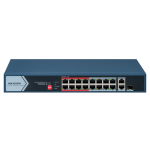 Hikvision DS-3E0318P-E/M(C) Switch PoE Hikvision 16 puertos RJ45 FE + 2 puertos Gigabit