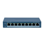 Hikvision DS-3E1309P-EI(B) Switch PoE Gestionable 8 Puertos PoE 802.3af/at + 1 Uplink