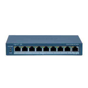 Hikvision DS-3E1309P-EI(B) Switch PoE Gestionable 8 Puertos PoE 802.3af/at + 1 Uplink
