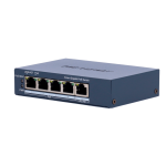 Hikvision DS-3E1505P-EI Switch PoE Gestionable 4 Puertos PoE 802.3af/at + 1 Uplink