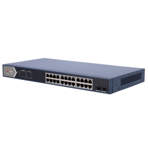 Hikvision DS-3E1526P-SI Switch PoE Gestionable 24 Puertos PoE Gigabit + 2 Uplinks SFP
