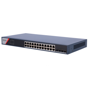 Hikvision DS-3E1528-SI-24T4F Switch Gestionable Capa 2 24 Puertos de red Gigabit + 4