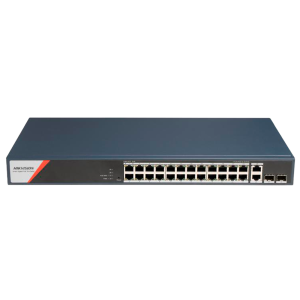 Hikvision DS-3E1528HP-SI-24P2T2F Ikvision Switch PoE Gestionable 24 Puertos PoE Gigabit