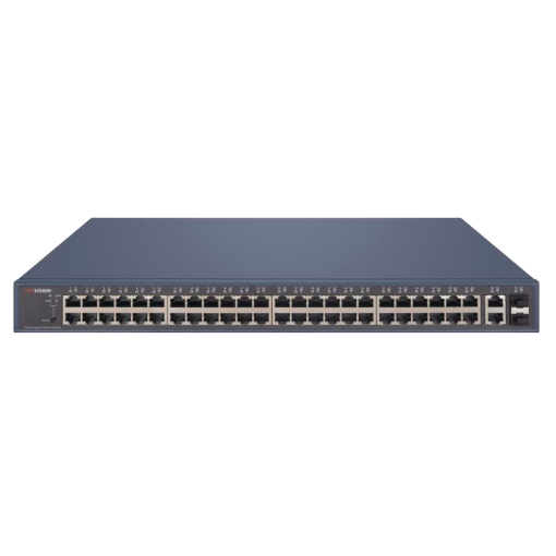 Hikvision DS-3E1552P-SI Switch PoE Gestionable 48 Puertos PoE Gigabit + 4 Uplinks Gigabit