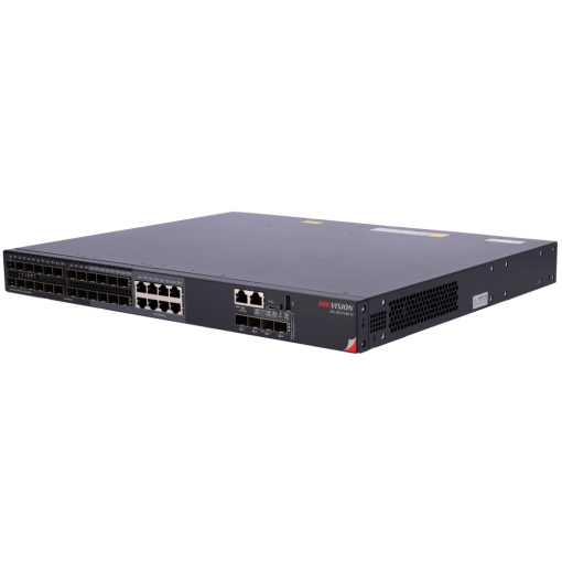 Hikvision DS-3E3728F-H Switch Enterprise Gestionable Capa 3 (L3) 24 Puertos Gigabit