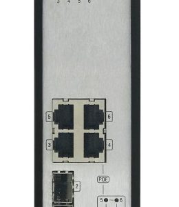 Hikvision DS-3T0506P Switch POE industrial no administrado Gigabit de 4 puertos Puerto