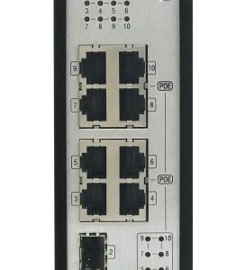 Hikvision DS-3T0510P Switch PoE industrial no administrado de 8 puertos Gigabit