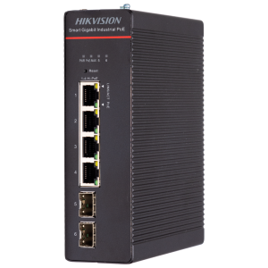 Hikvision DS-3T1506HP-SI-4P2F Switch Industrial Smart Managed L2 4 Puertos Gigabit Hi-PoE