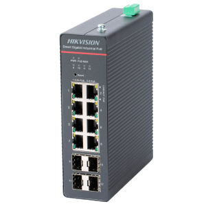 Hikvision DS-3T1512HP-SI-8P4F Switch Industrial Smart Managed L2 8 Puertos Gigabit Hi-PoE