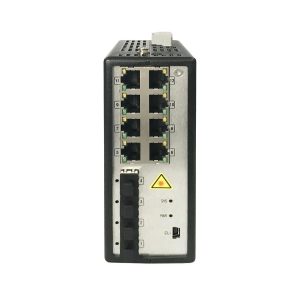 Hikvision DS-3T3512P Switch POE industrial gestionado Gigabit 8 puertos