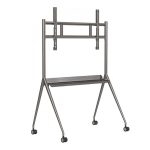 Hikvision DS-D5ABKY2-B Soporte móvil para pantallas de 86 pulgadas gris plata