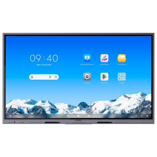 Hikvision DS-D5C86RB/A2L Monitor interactivo 86" – Resolución 4K – Android 14 y Google EDLA – Procesador Octa-Core