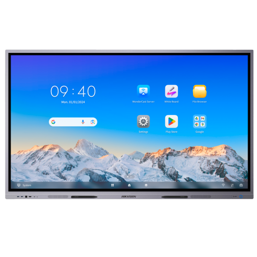 Hikvision DS-D5C98RB/A (EDLA) Monitor interactivo 98″ Resolución 4K Android 13 y Google