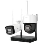 Hikvision DS-J142I/NKS424W03H Kit de Videovigilancia Hikvision Wifi Cámara bullet 4 Mpx