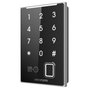 Hikvision DS-K1109DKFB-QR Lector de acceso Acceso por huella, tarjeta MF DESFire