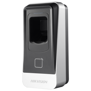 Hikvision Access DS-K1201AEF Lector de acceso Acceso por huella y tarjeta EM Indicador