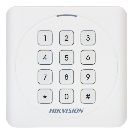 Hikvision DS-K1801EK Lector de acceso Acceso por tarjeta EM y PIN Indicador LED