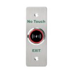 Hikvision Access DS-K7P04A Pulsador sin contacto | Panel de acero inoxidable