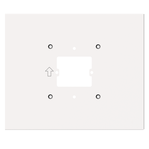 Hikvision DS-KABH7X00-S Soporte de superficie Cubre las marcas de instalación anteriores
