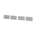 Hikvision Intercom DS-KABV7413-SBUTTON4 Botonera de llamada Añade 4 botones de llamada