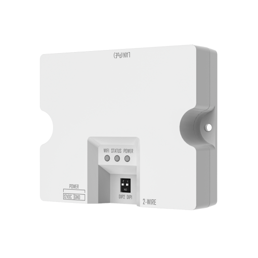 Hikvision Intercom DS-KAD-E2/E1 Conversor IP a 2 hilos Compatible con sistemas 2 hilos HD