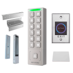 Hikvision DS-KAS809EX Kit de control de acceso Tarjeta EM y PIN Autónomo, ventosa, perfil