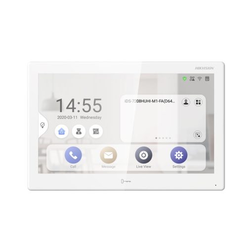 Hikvision Intercom DS-KH9510-WTE1 Monitor para videoportero Android Pantalla táctil TFT