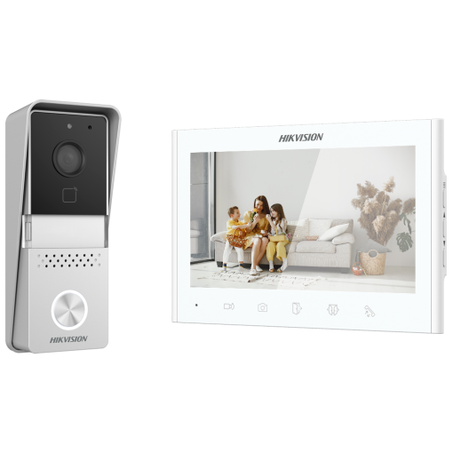 Hikvision DS-KIS102-P/Surface Kit de videoportero Tecnología 2 hilos analógico Placa