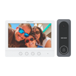 Hikvision DS-KIS212 Kit de videoportero Tecnología 4 hilos analógico Placa y monitor